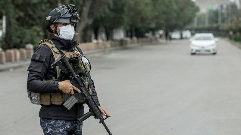 Взрыв прогремел на пути колонны военных США в Ираке