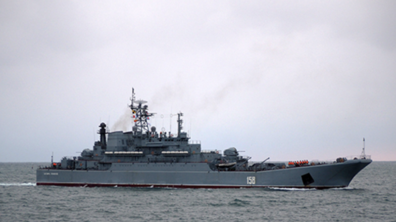 Корабли Черноморского флота провели артиллерийские стрельбы