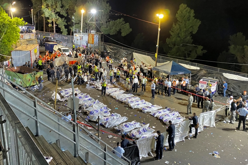 В Израиле в давке на религиозном празднике погибли десятки людей