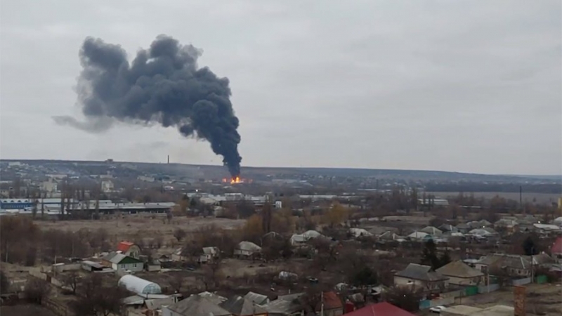 Мощный взрыв прогремел в Луганске