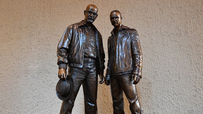 Памятник героям сериала «Во все тяжкие» установили в США