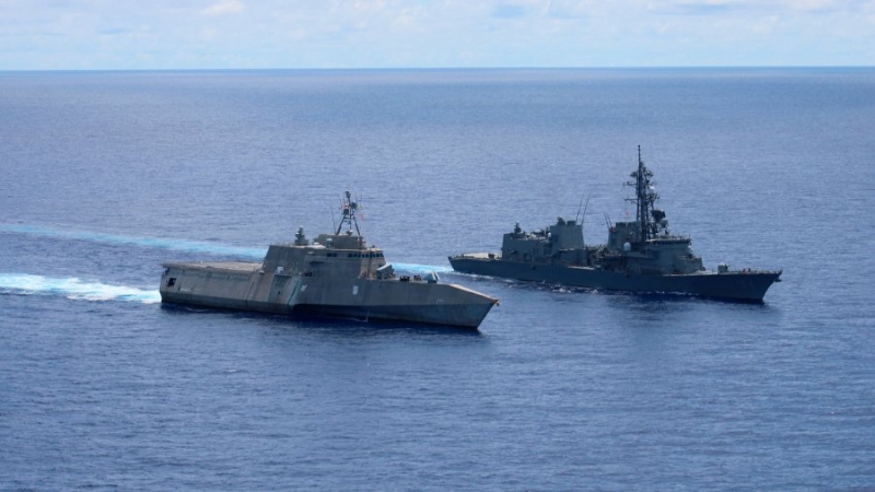 Reuters сообщило о проходе американских кораблей в Тайваньский пролив