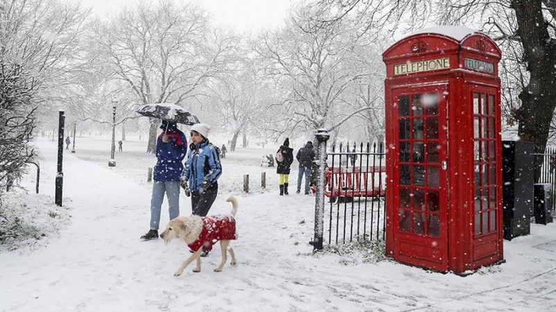 В Британию из России придут холодный фронт и мощный снегопад