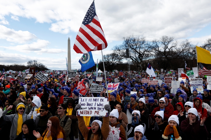 Противники абортов провели в Вашингтоне многотысячный «Марш в защиту жизни»