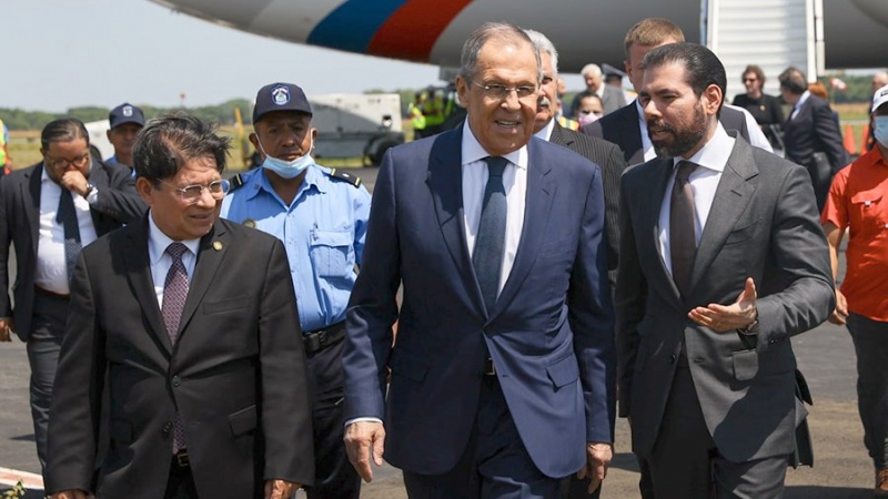 Глава МИД РФ Сергей Лавров прибыл в Никарагуа