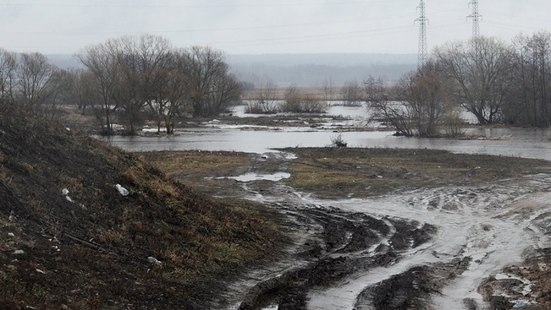 В трех областях Украины из-за весеннего паводка нарушено транспортное сообщение