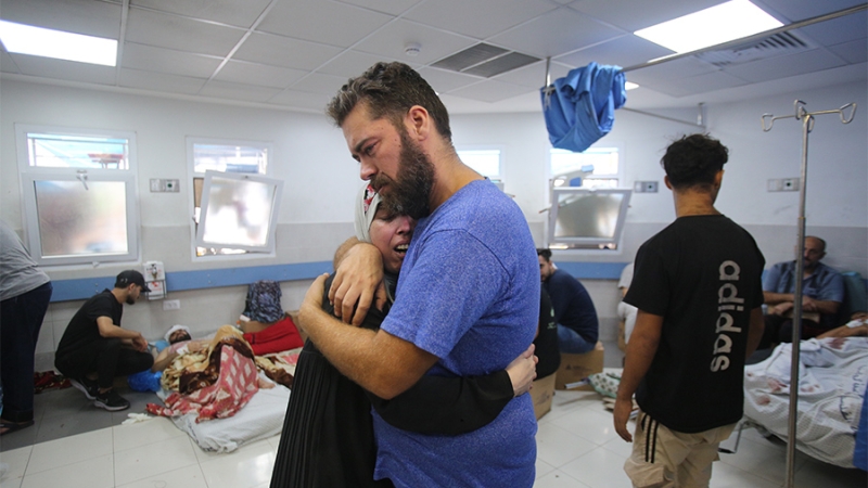 PRCS сообщило о 15 погибших в результате удара по колонне скорой помощи в Газе